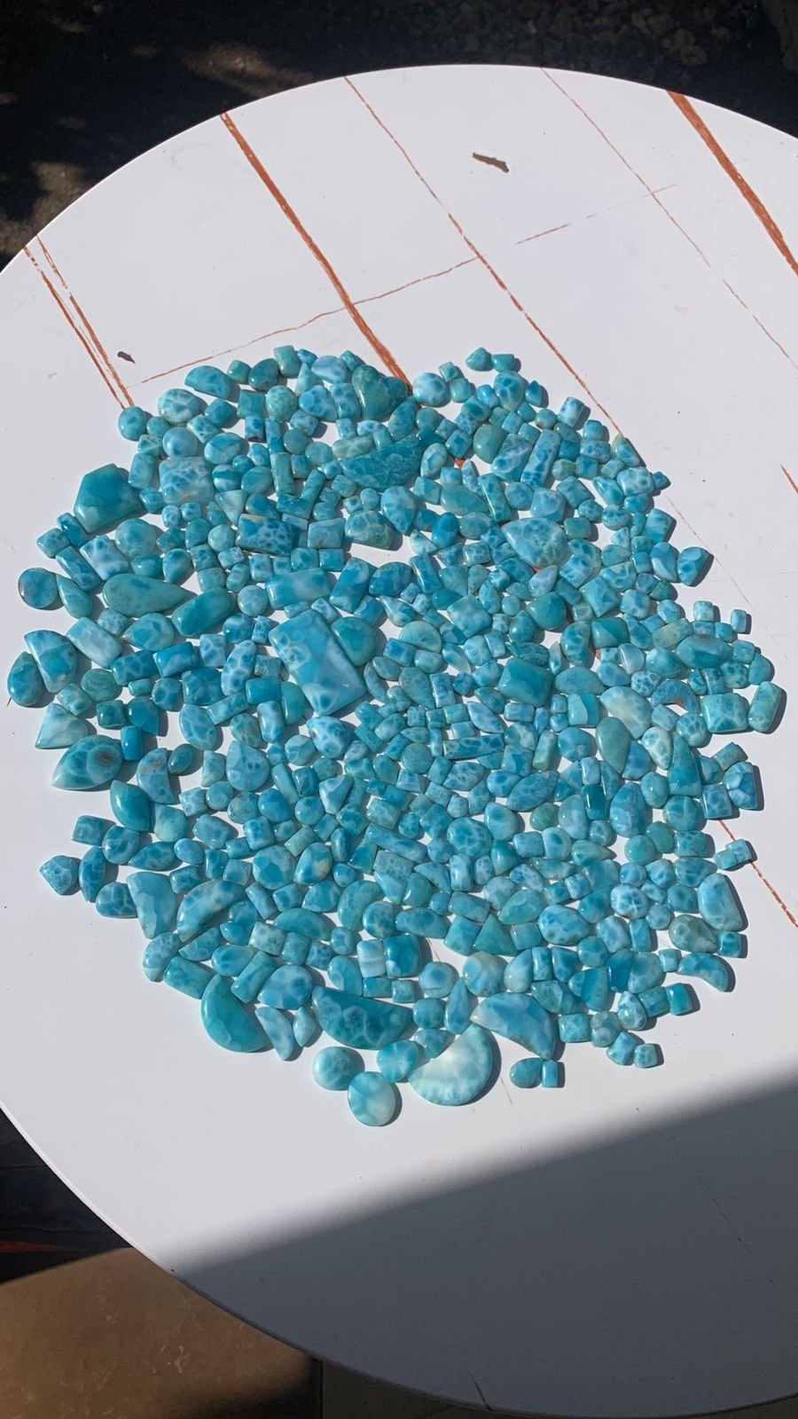 100% Natural Dominican Larimar Cabochons | 3–12 g |